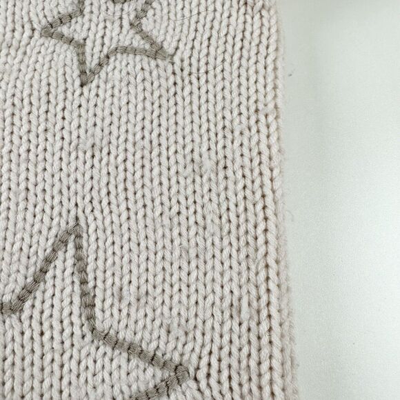 Sundry Stars Loose Knit Vanilla White Wool Blend Sweater Womens Sz 1 / S - Picture 9 of 9